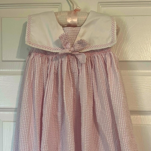 Classic pink pinstripe sundress - Picture 1 of 1